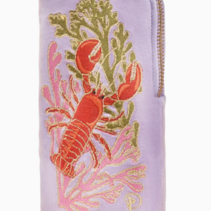 Embroidered Sunglasses Pouch - Lobster Buddies