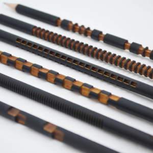 Laser Sculpted Pencils