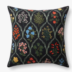 Embroidered Multi Blue Pillow