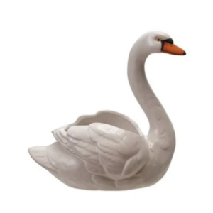 4" Swan Shaped Planter