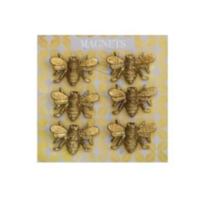 Pewter Bee Magnet Set