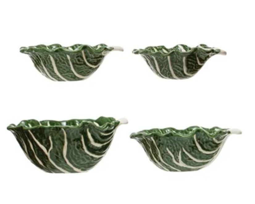 Stoneware Cabbage Bowls