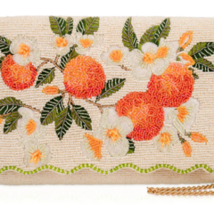 Sun Kissed Orange Beaded Purse