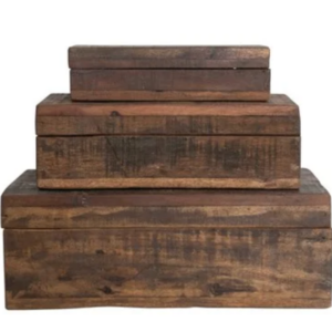 Vintage Reclaimed Wood Boxes