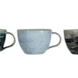 Organic Glazed Ceramic Mug