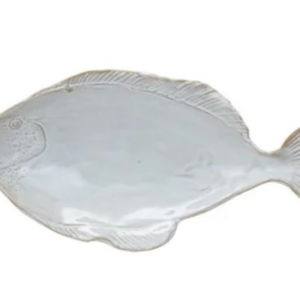Stoneware Fish Serving Plate