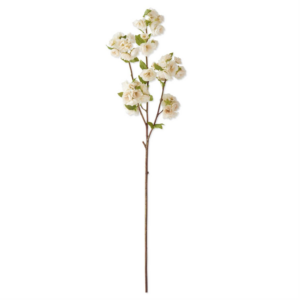 41" Cream Real Touch Blossom Stem
