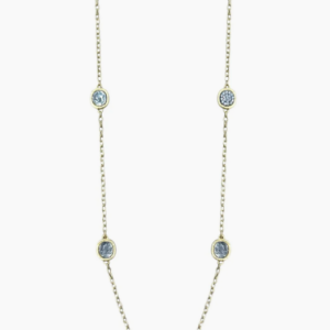 Mini Gold Pavia Station Necklace