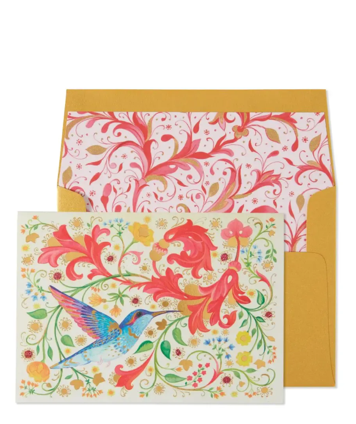 Ornate Hummingbird Mother's Day Card