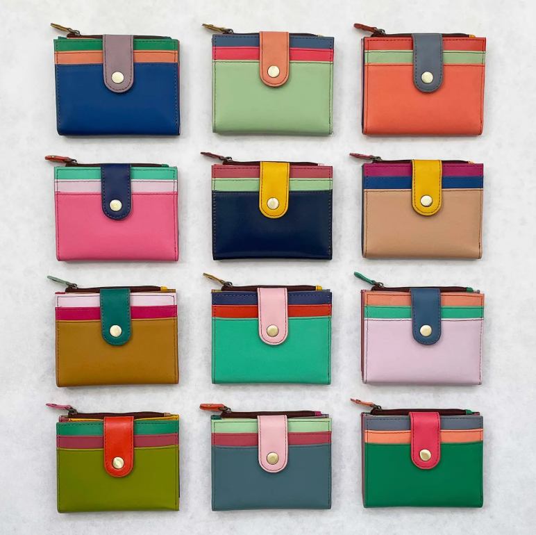 Multicolor Leather Wallet