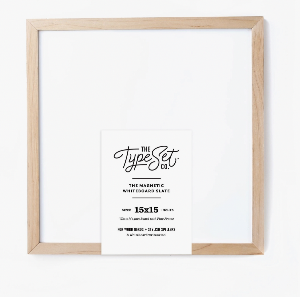 The Type Set Co. Magnetic Whiteboard Slate