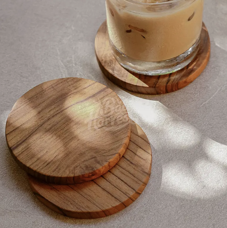 Teak Wooden Coasters