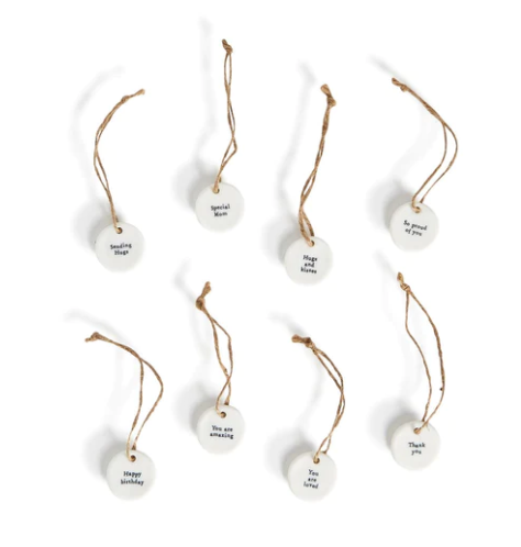 Sentiment Hanging Tags