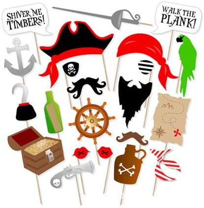 Pirate Photo Booth Props