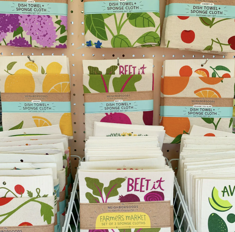 The Neighborgoods Sponge Cloth Sets