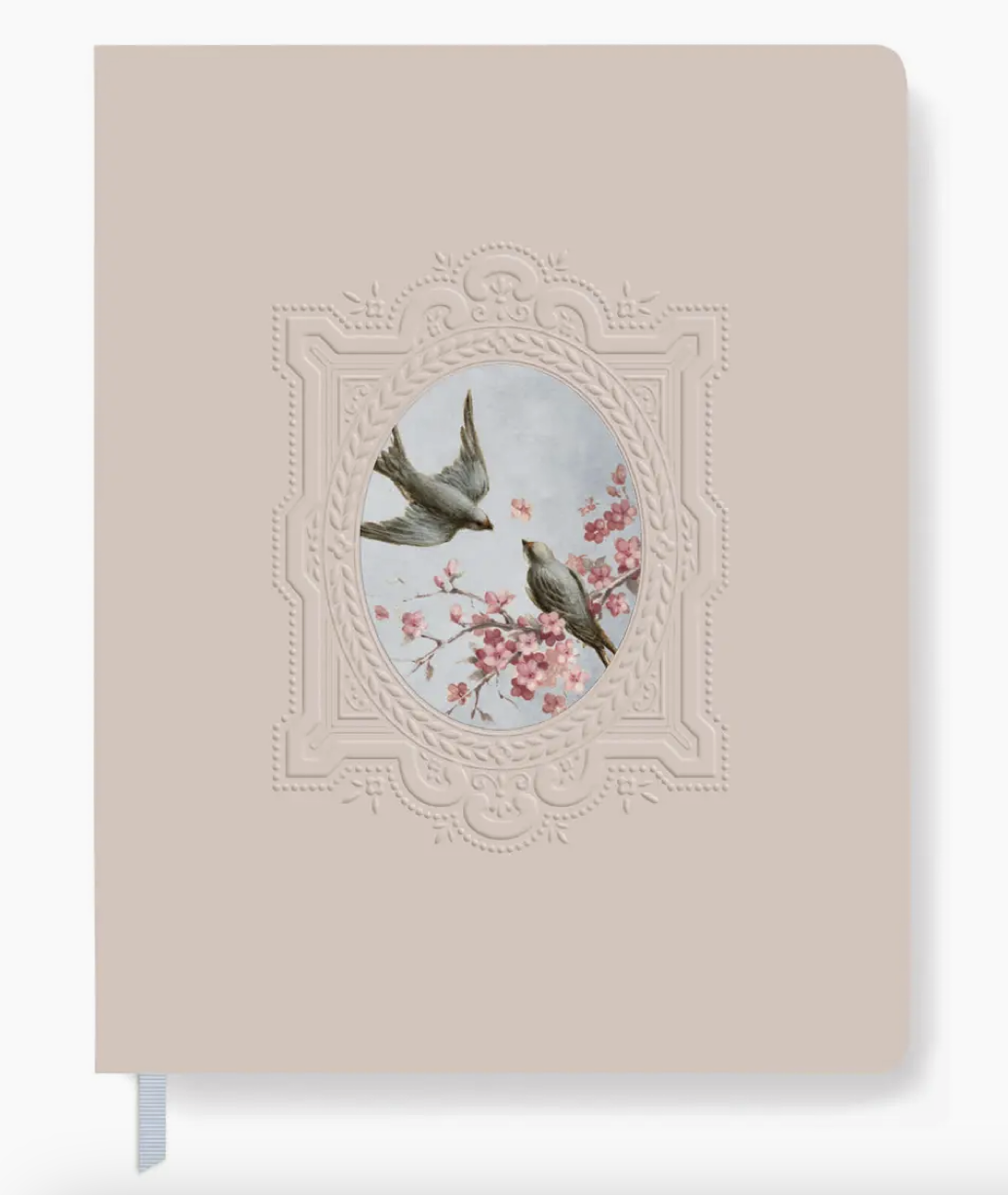 Victorian Bird Paperback Journal