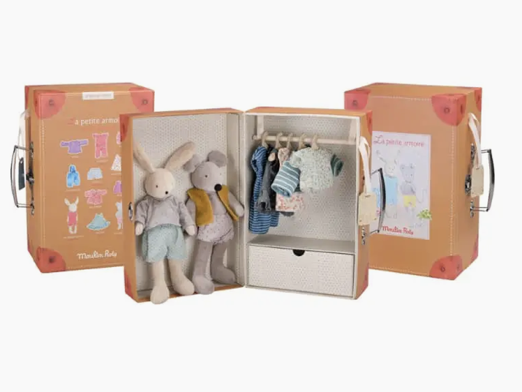Rabbit and Mouse Suitcase Wardrobe
