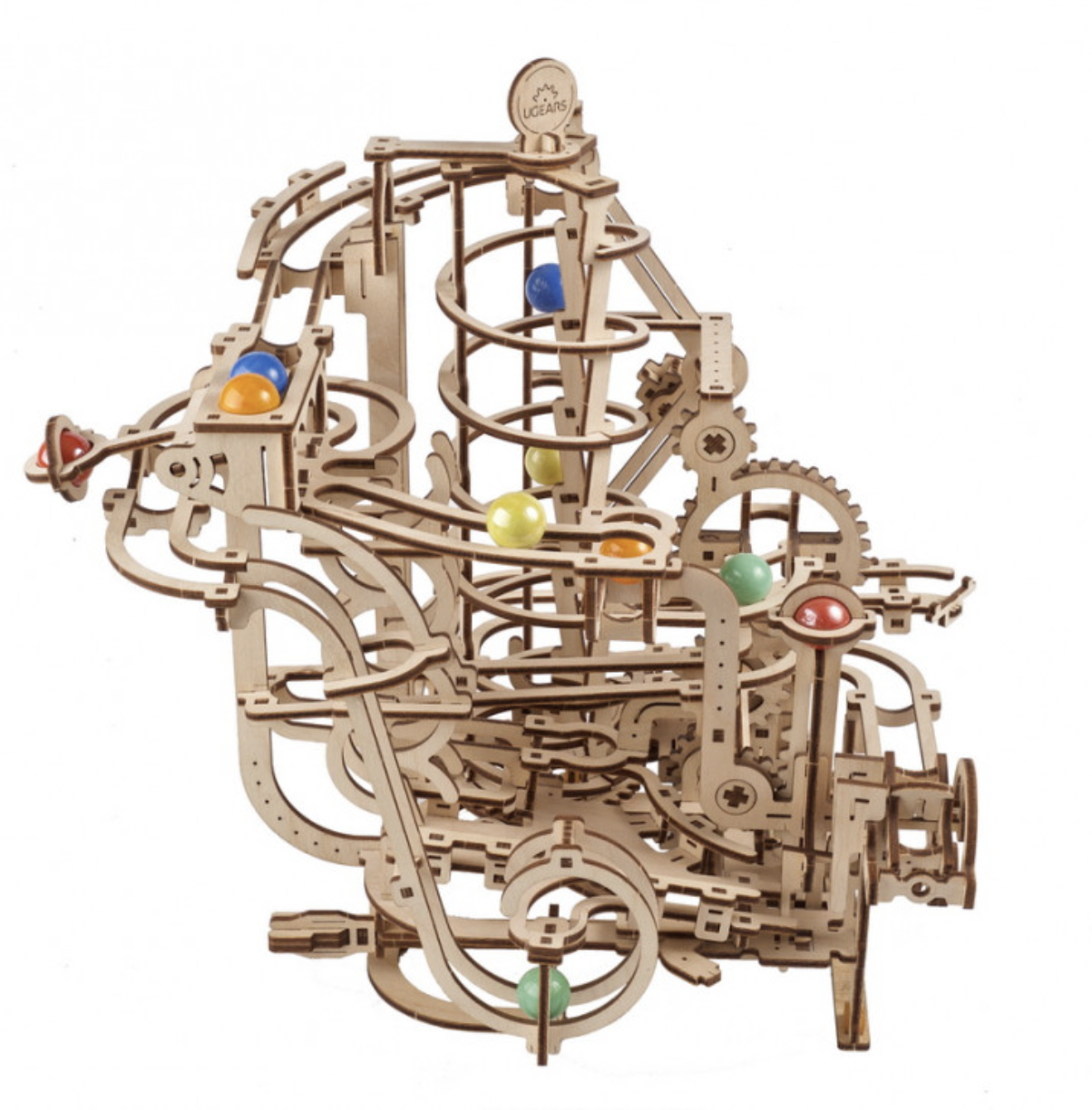 UGears Marble Run Spiral Hoist