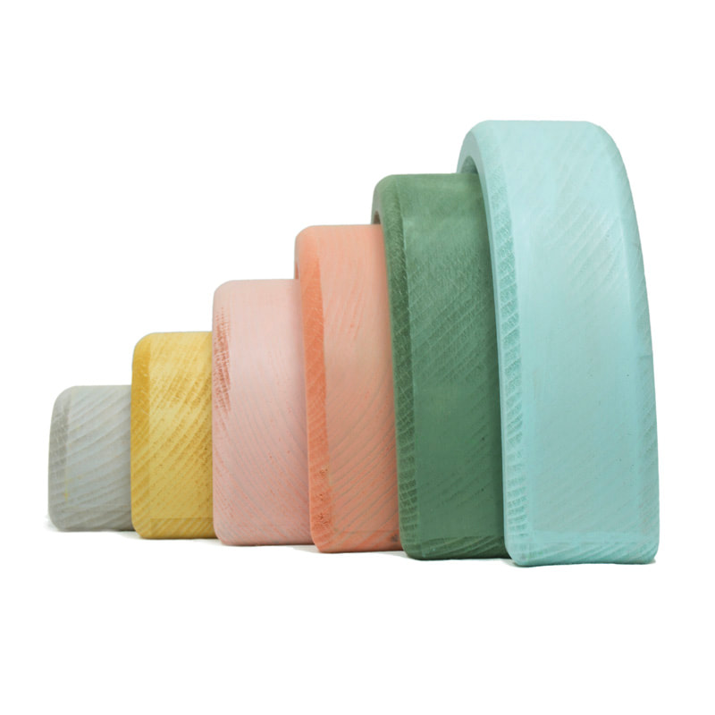 Rainbow Nesting Arches Toy