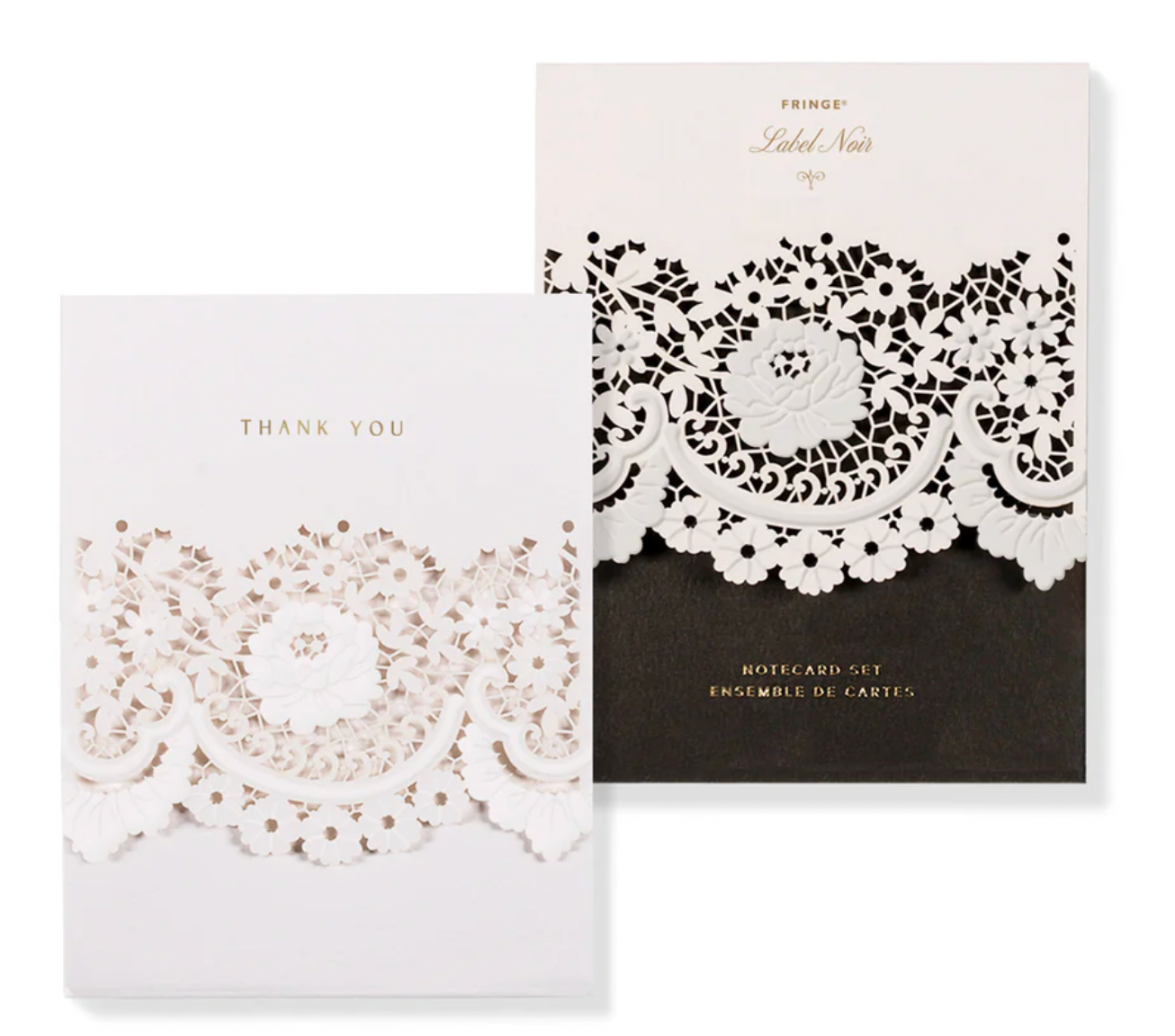 Noir Lace Notecards