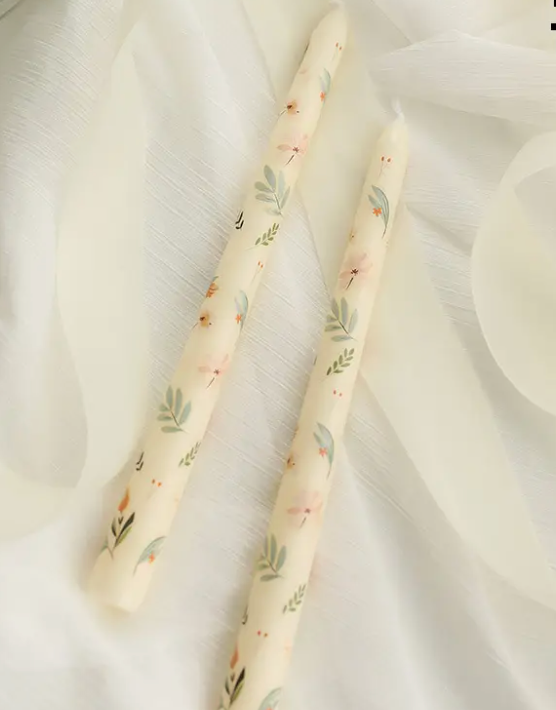 Printed Pillar Candles