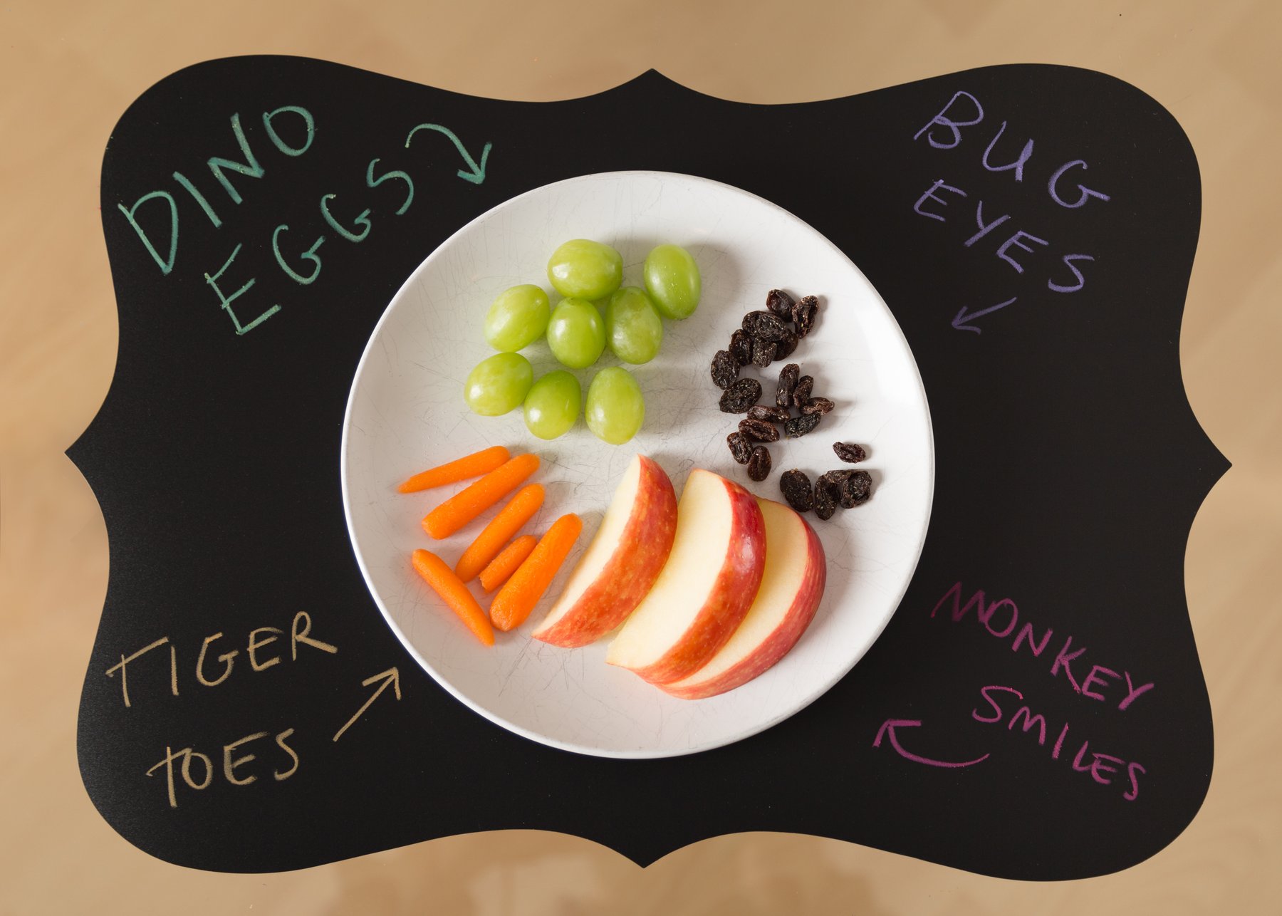 Reusable Chalkboard Placemats (Set of 4)
