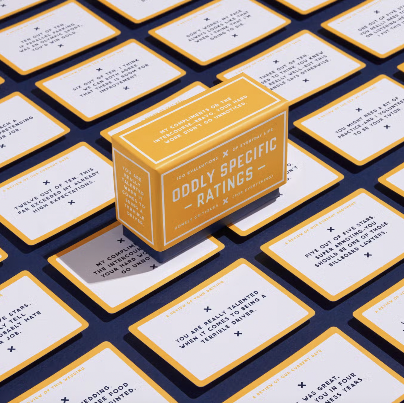 Oddly Specific Rating Cards