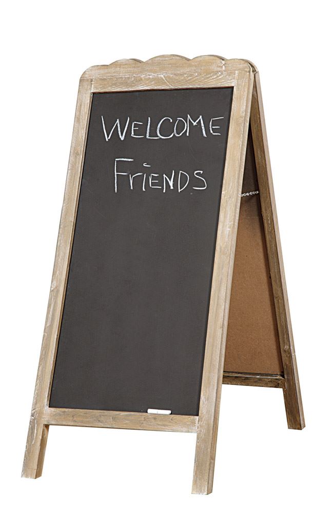 Wood 2-Sided Chalkboard (Display)