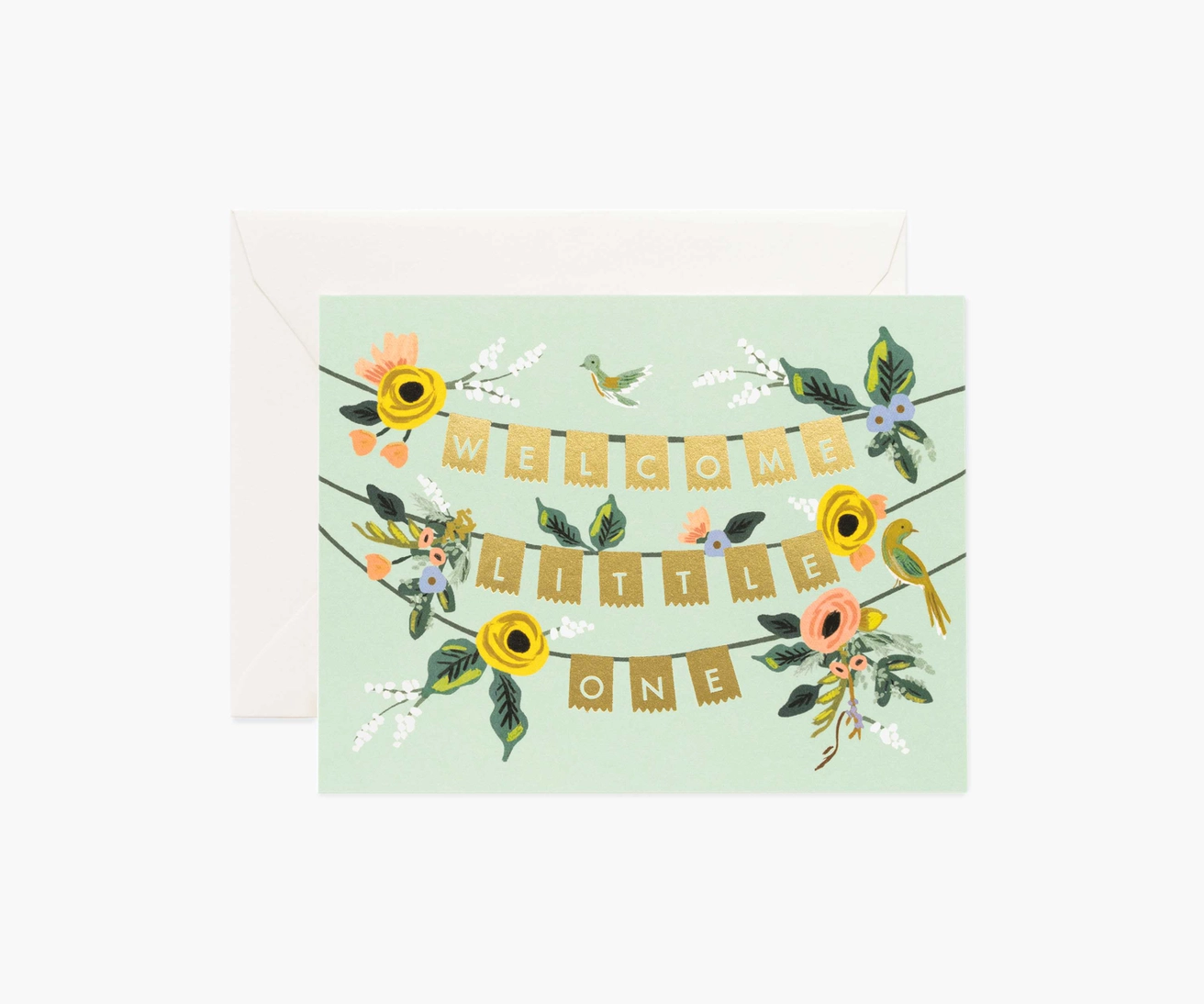 Welcome Garland Baby Card