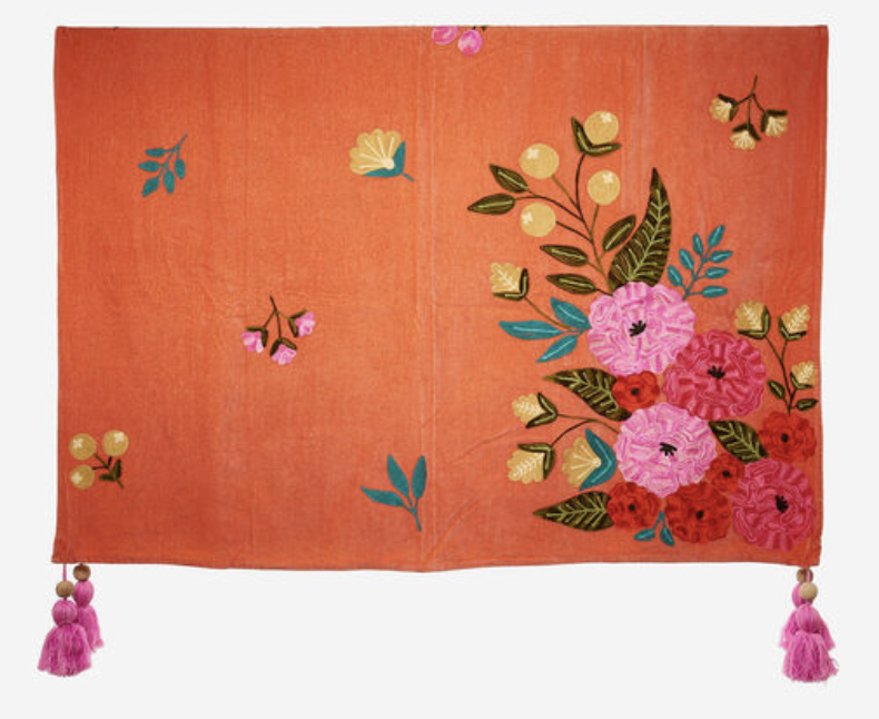 Velvet Coral Throw