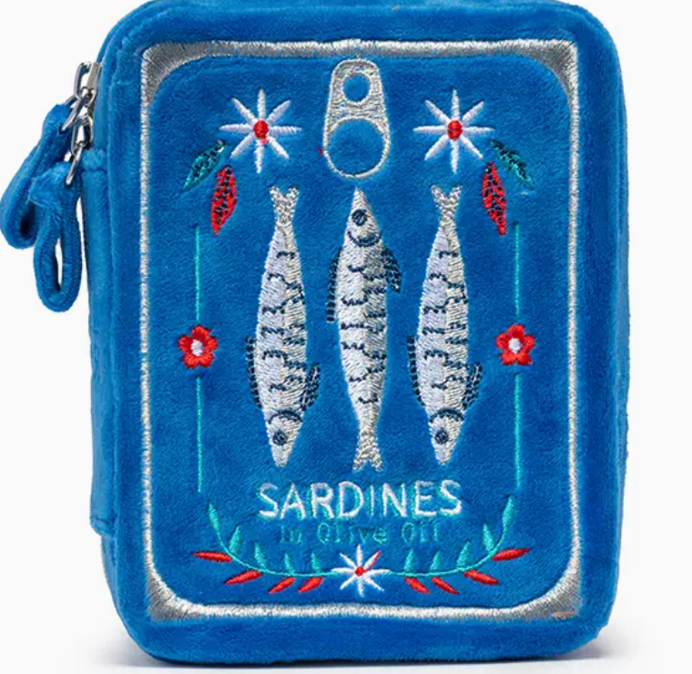 Velvet Jewelry Zip Case