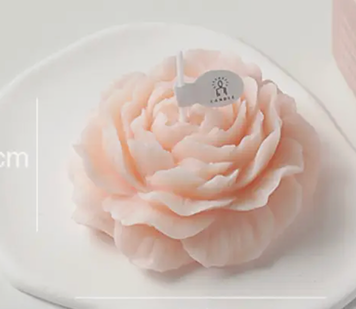 Peony Flower Scented Candle