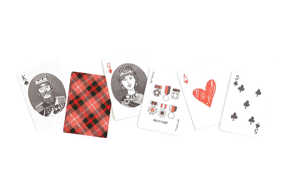 Plaid Playing Card Gift Set