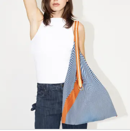 Pleated Y Bag