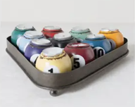 Pool Ball Tea Light Set