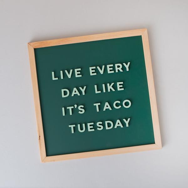 The Type Set Co.® Magnetic Chalkboard Slate, 15"x15" - Green