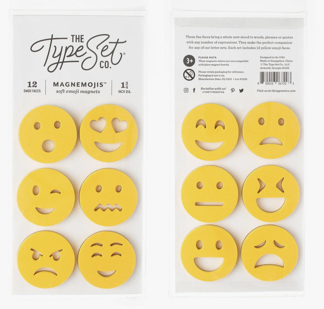 The Type Set Co. Magnemojis