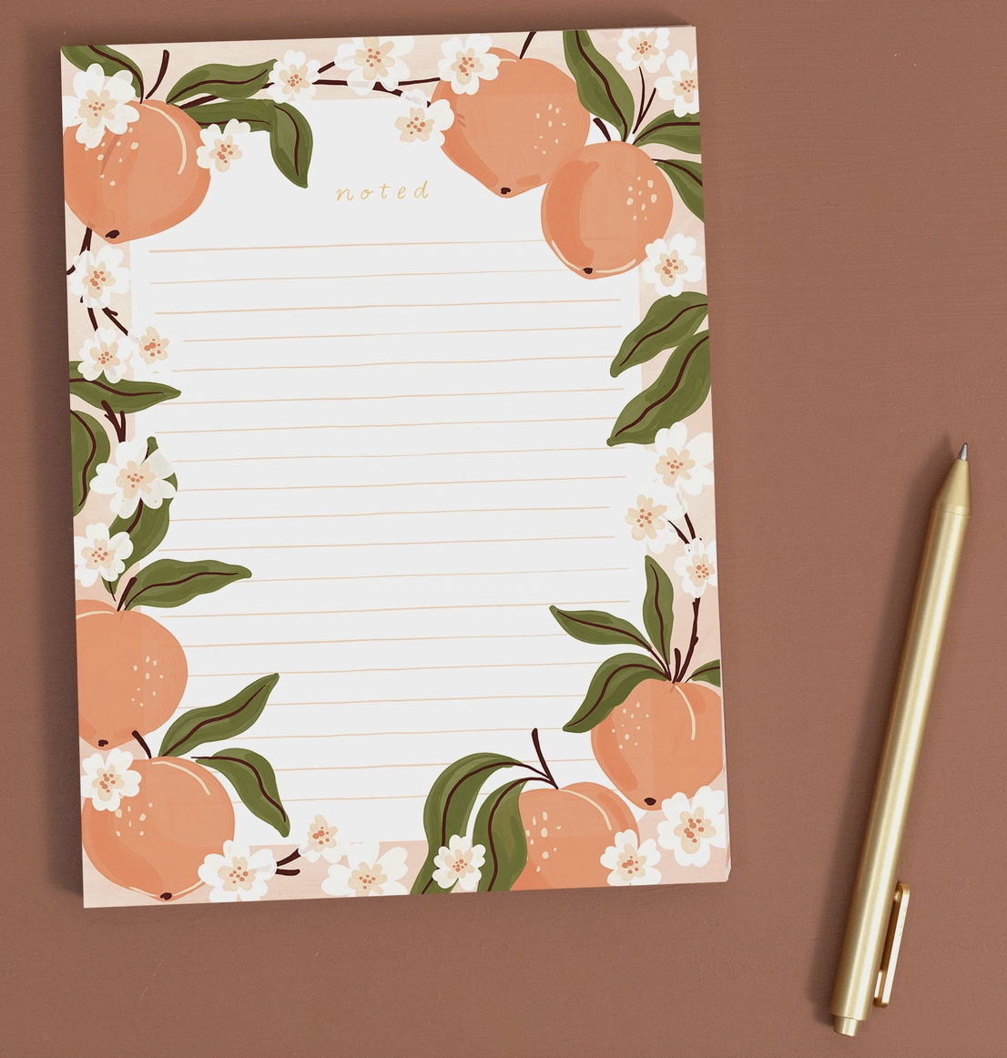 Peaches Notepad
