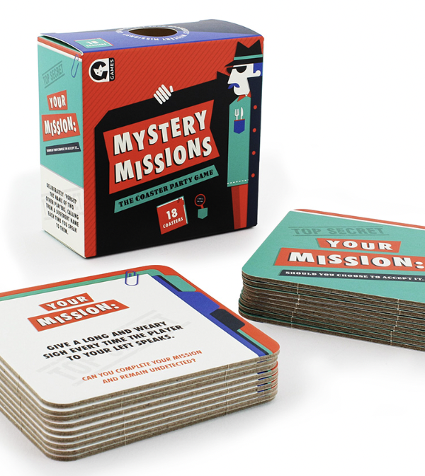 Mystery Missions Coaster Game