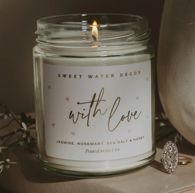 With Love Soy Candle