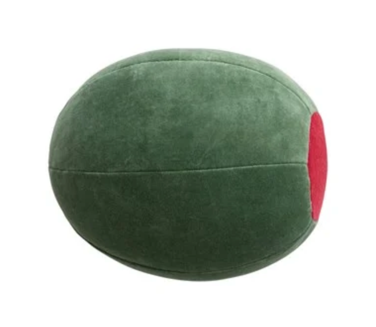 Velvet Olive Pillow